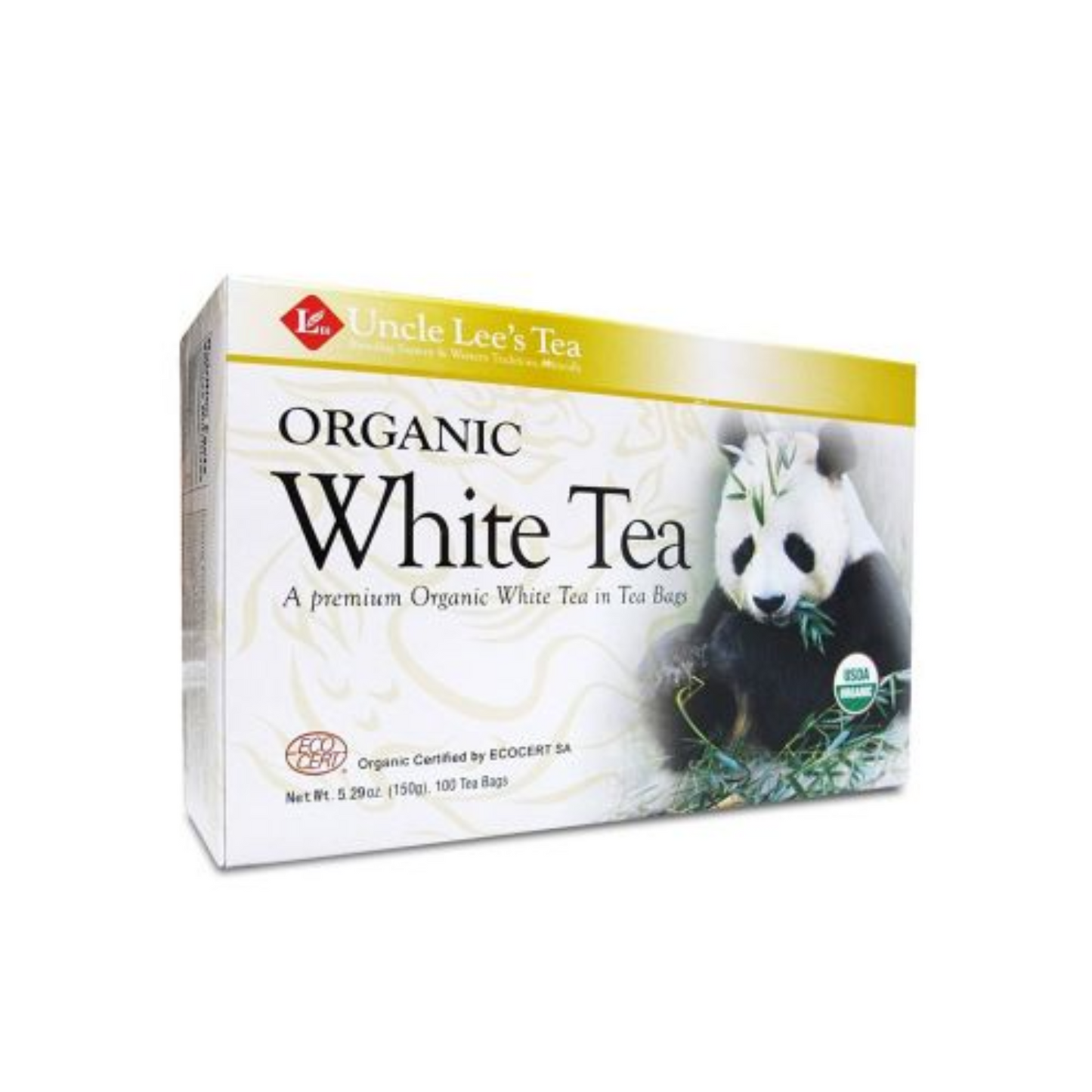 Uncle Lee's Organic White Tea 100 Tea Bags