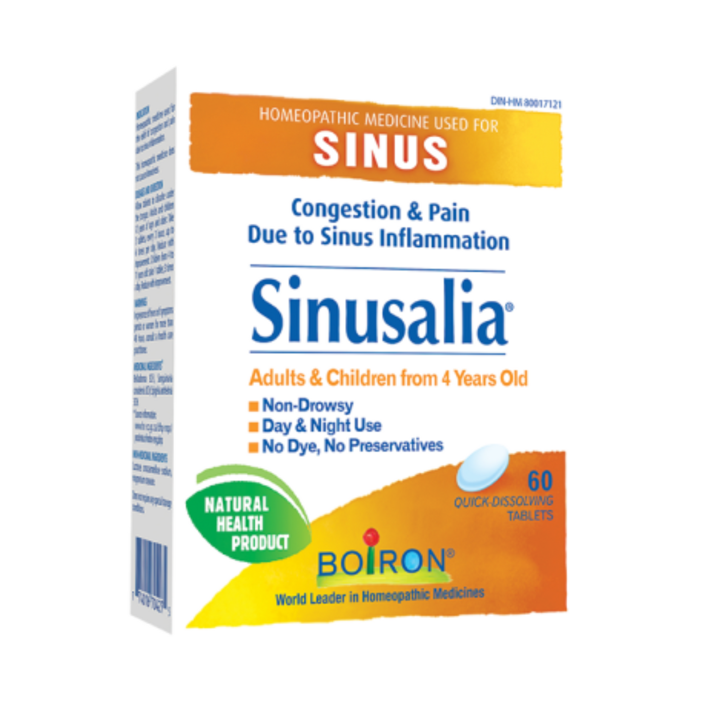 Boiron Sinusalia 60 Quick-Dissolving Tabs