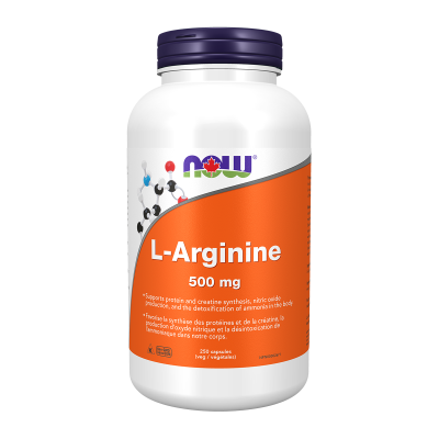 Now L-Arginine 500mg 250 Capsules