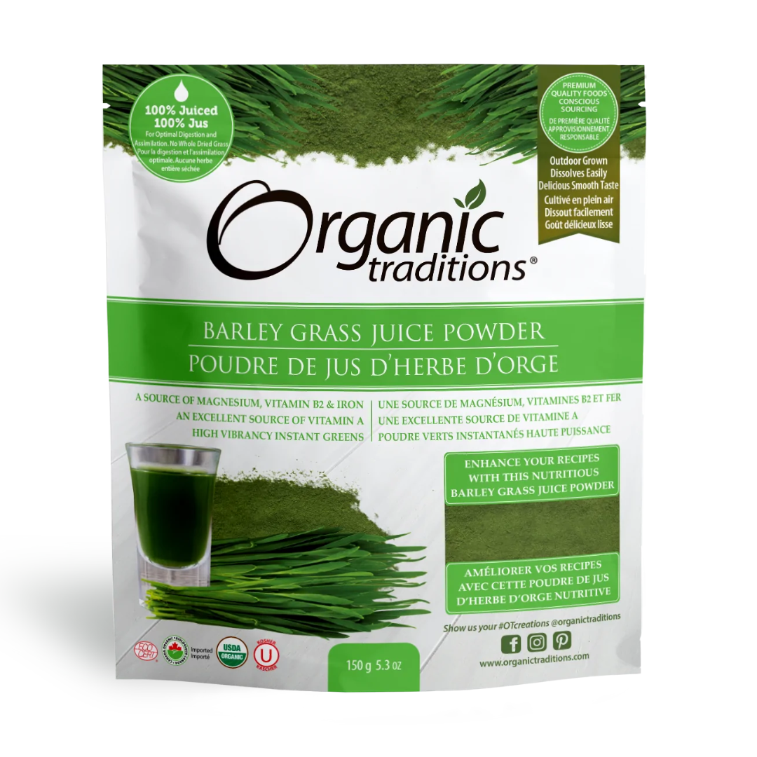 Organic Traditions Barley Juice Powder 150g