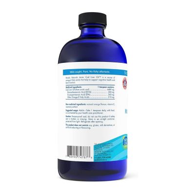 Nordic Naturals Arctic Cod Liver Oil 473ml Orange
