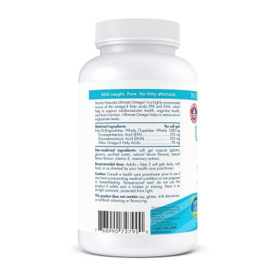 Nordic Naturals Omega 3 1000mg 60 Softgels