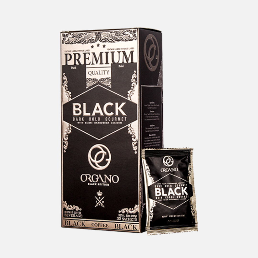 Organo Black Instant Coffee 30 Sachets