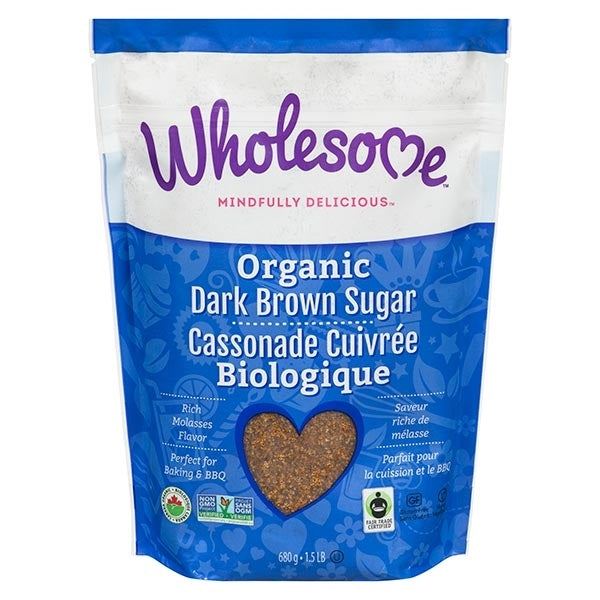 Wholesome Organic Dark Brown Sugar 680g