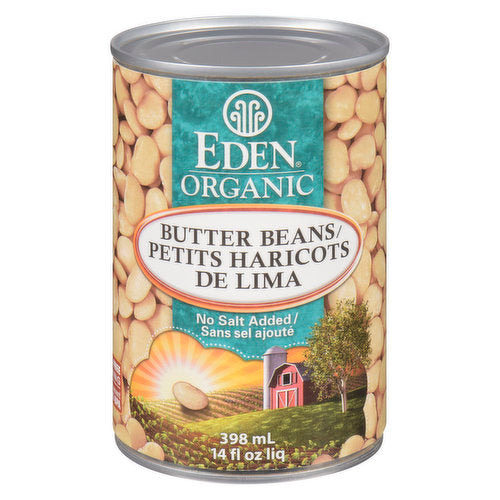 Eden Organic Butter Beans 398ml