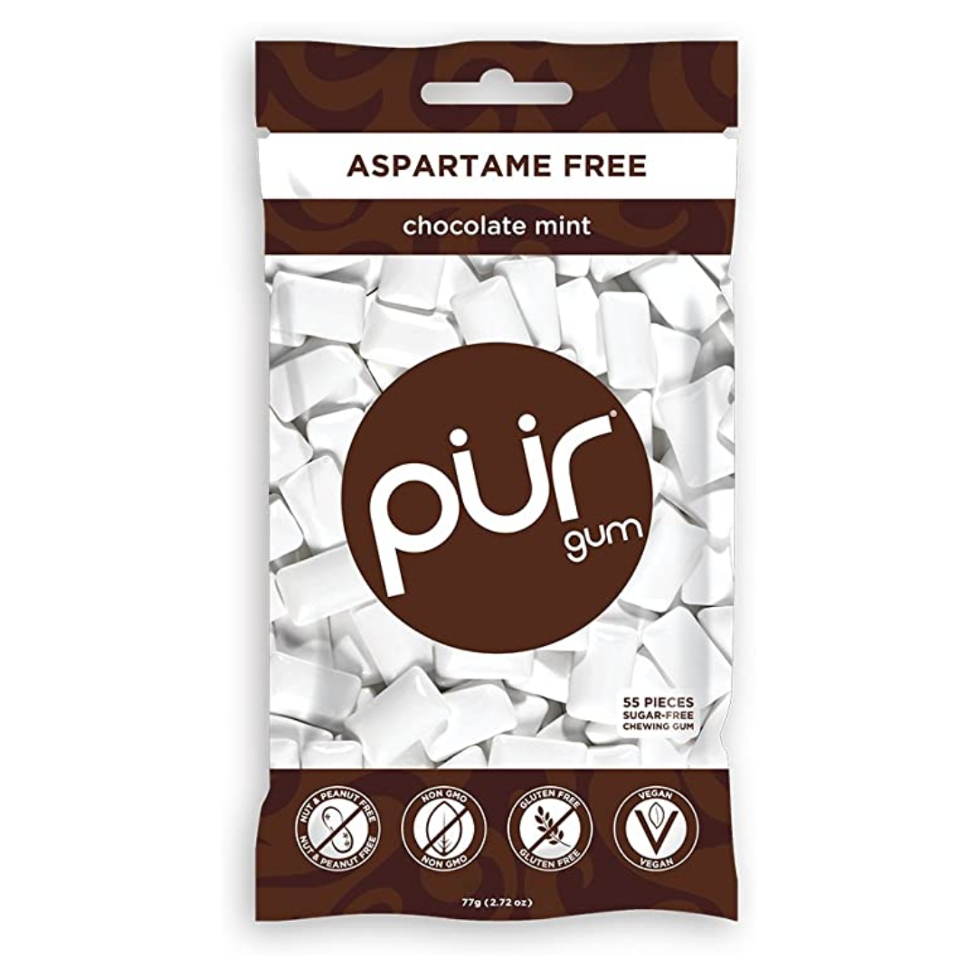 Pur Chocolate Mint Gum 55 Pieces