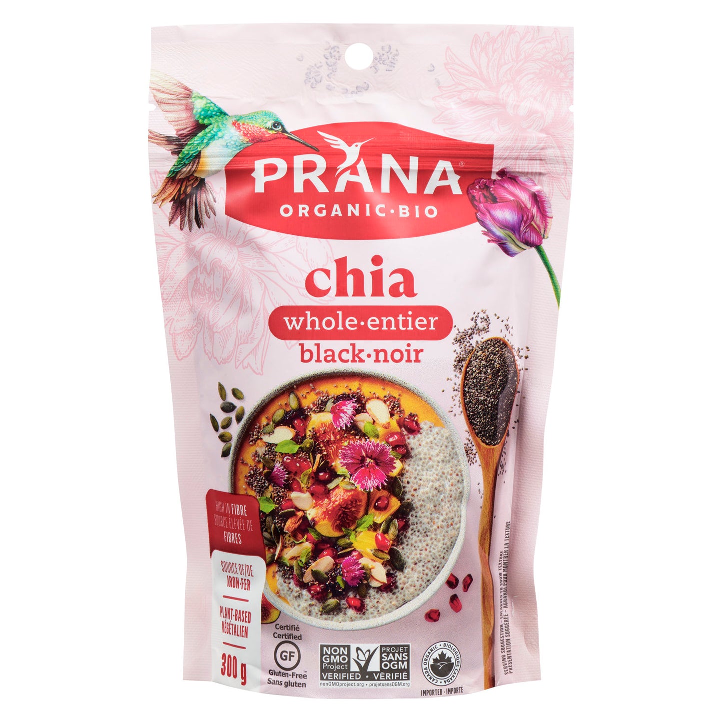 Prana White Chia Seeds 300g