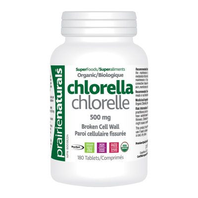 Prairie Naturals Chlorella 180 Tablets