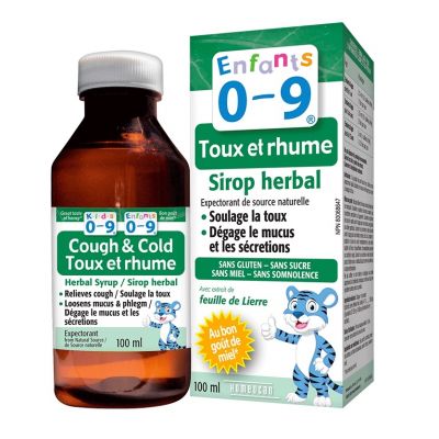 Kids 0-9 Cough & Cold Herbal Syrup 100ml