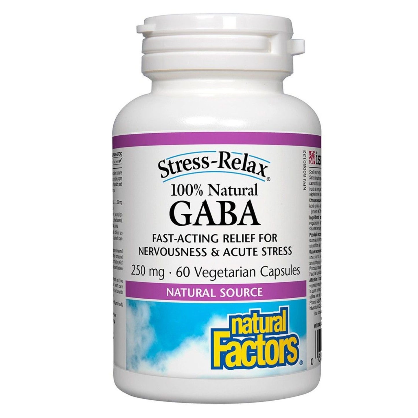 Natural Factors GABA 250mg 60 Capsules