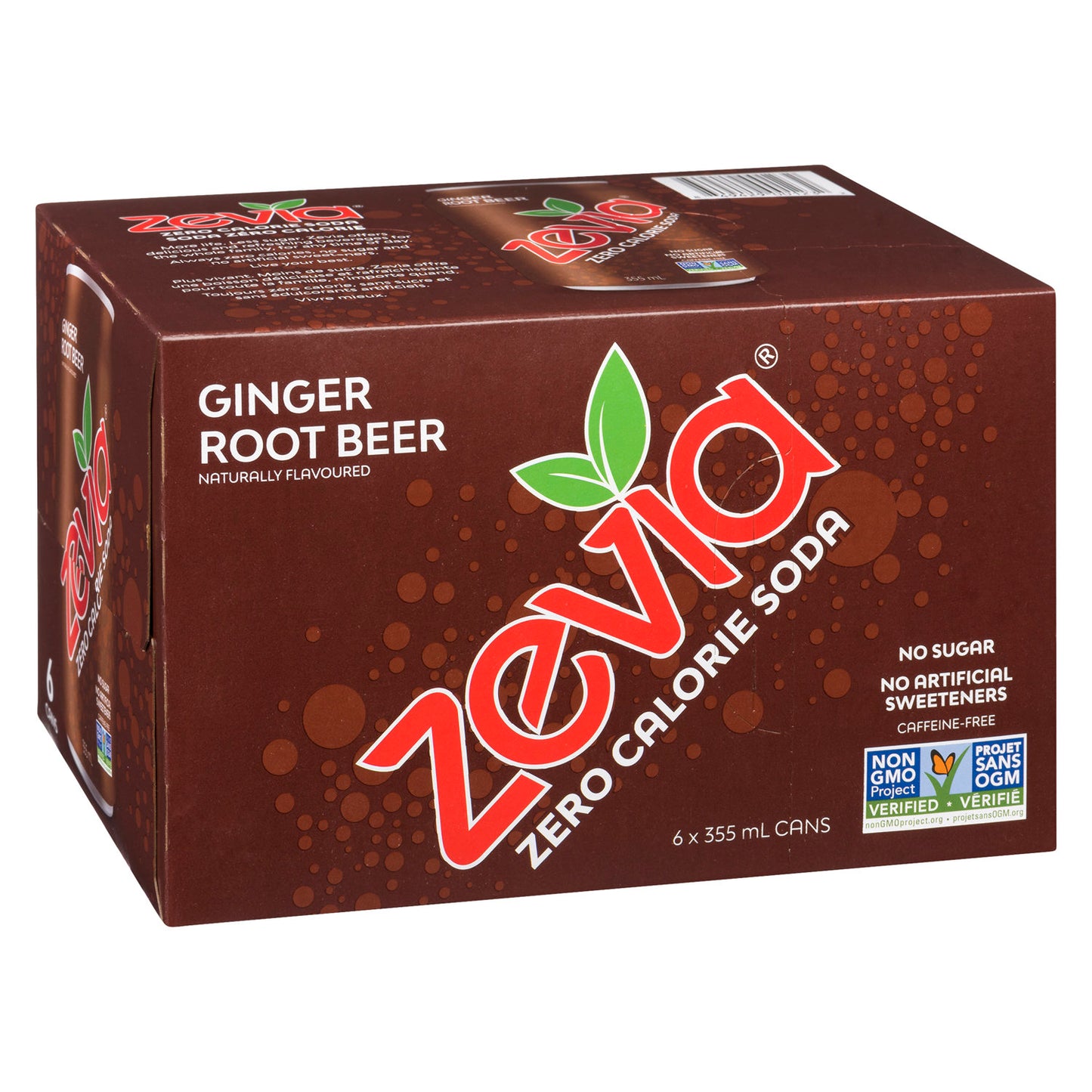 Zevia Ginger Root Beer 6 Pack