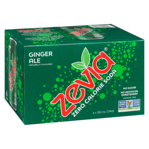 Zevia Ginger Ale 6 Pack