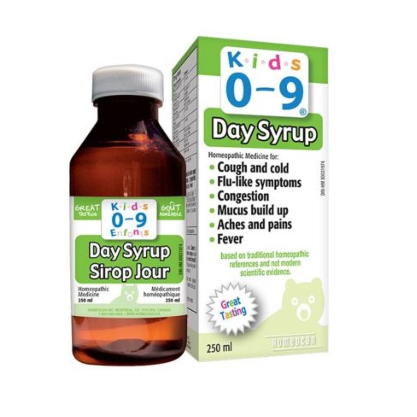 Homeocan Kids 0-9 Cough & Cold Day Syrup 250ml