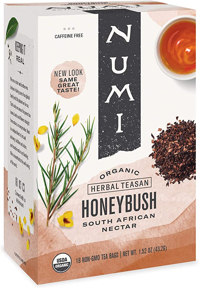 Numi HoneyBush Organic 18 Tea Bags