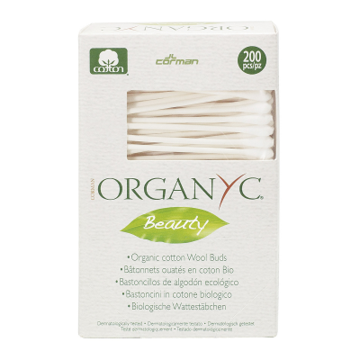 Organyc Organic Cotton Swabs 200 Pieces