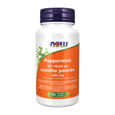Now Peppermint Oil 90 Softgels