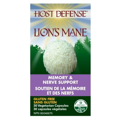 Host Defense Lions Mane 30 Veg Capsules