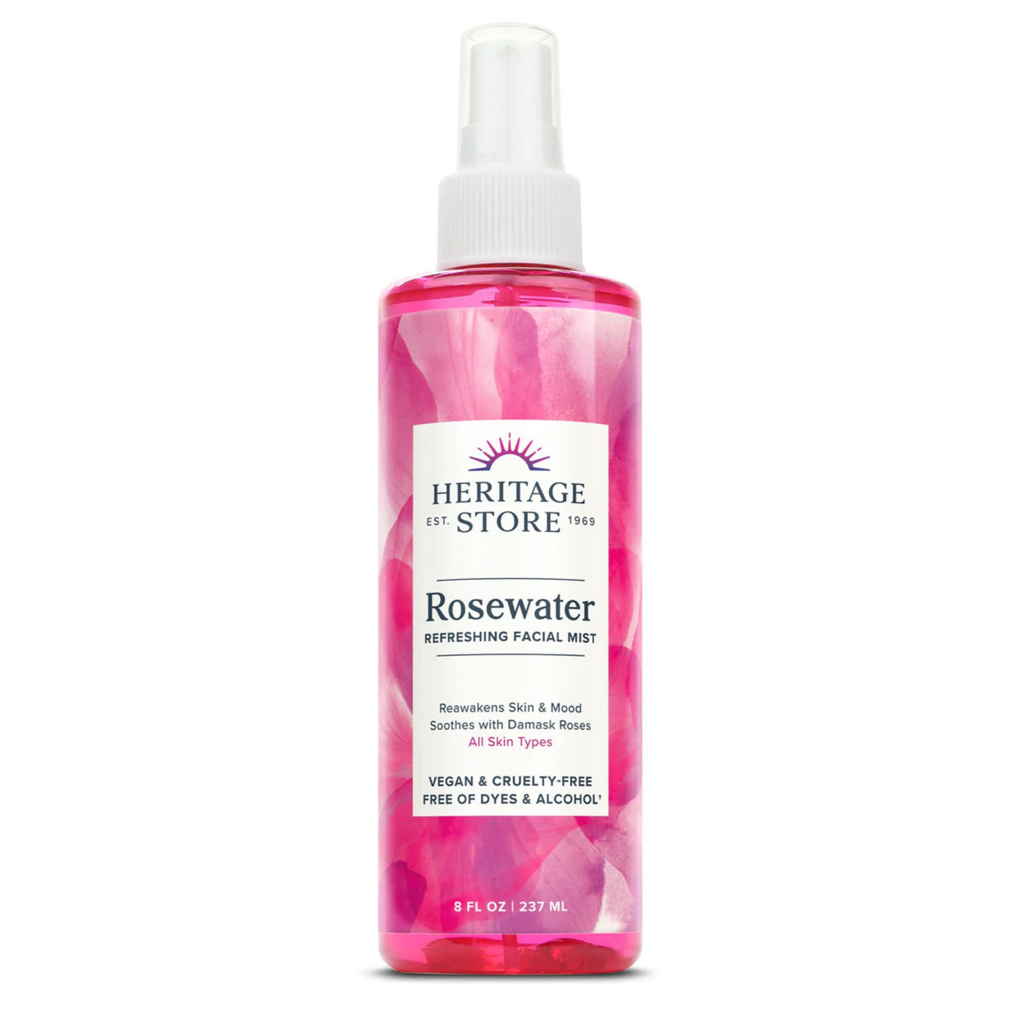 Heritage Store Rosewater Refreshing Facial Mist 237ml
