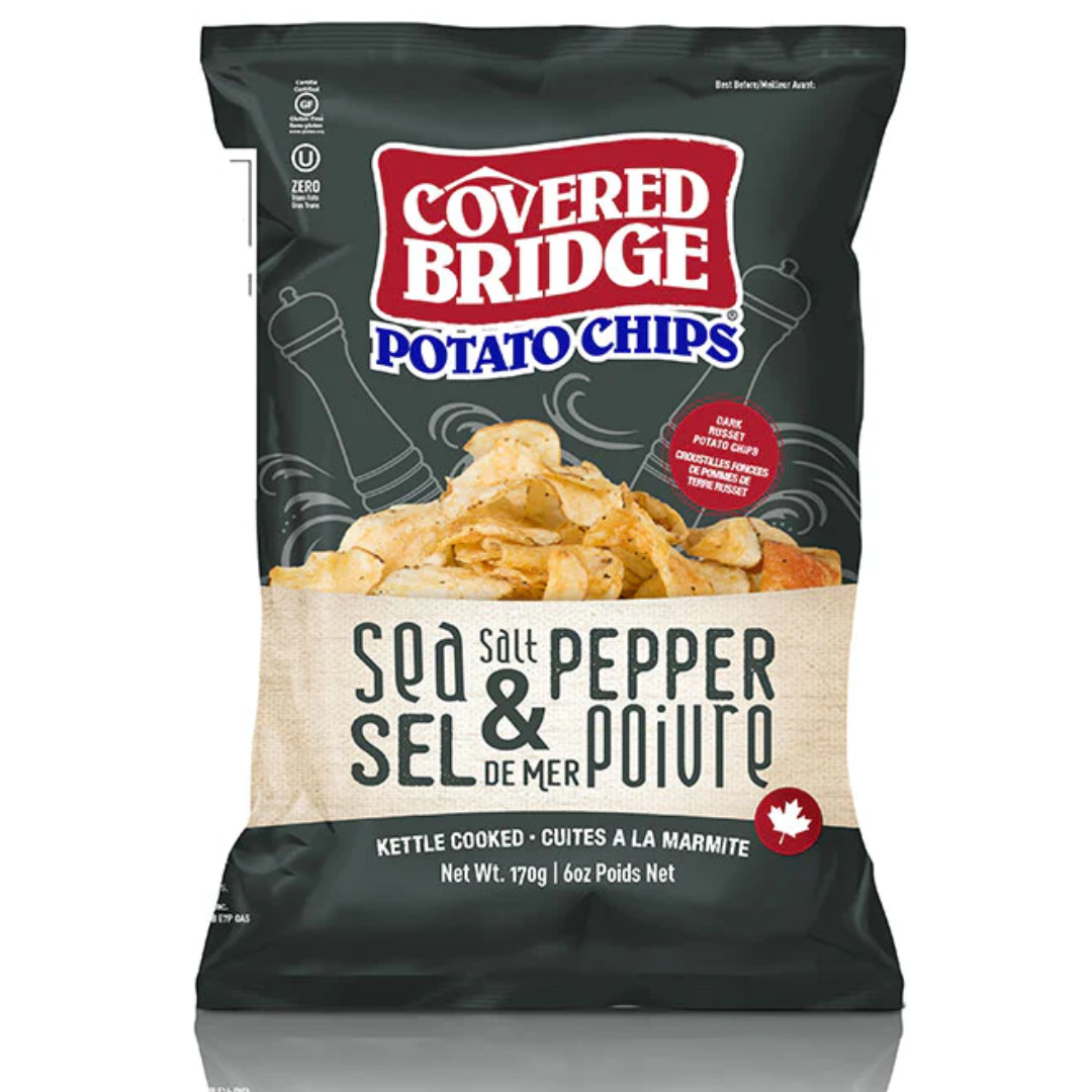 Covered Bridge Sea Salt & Pepper 170g