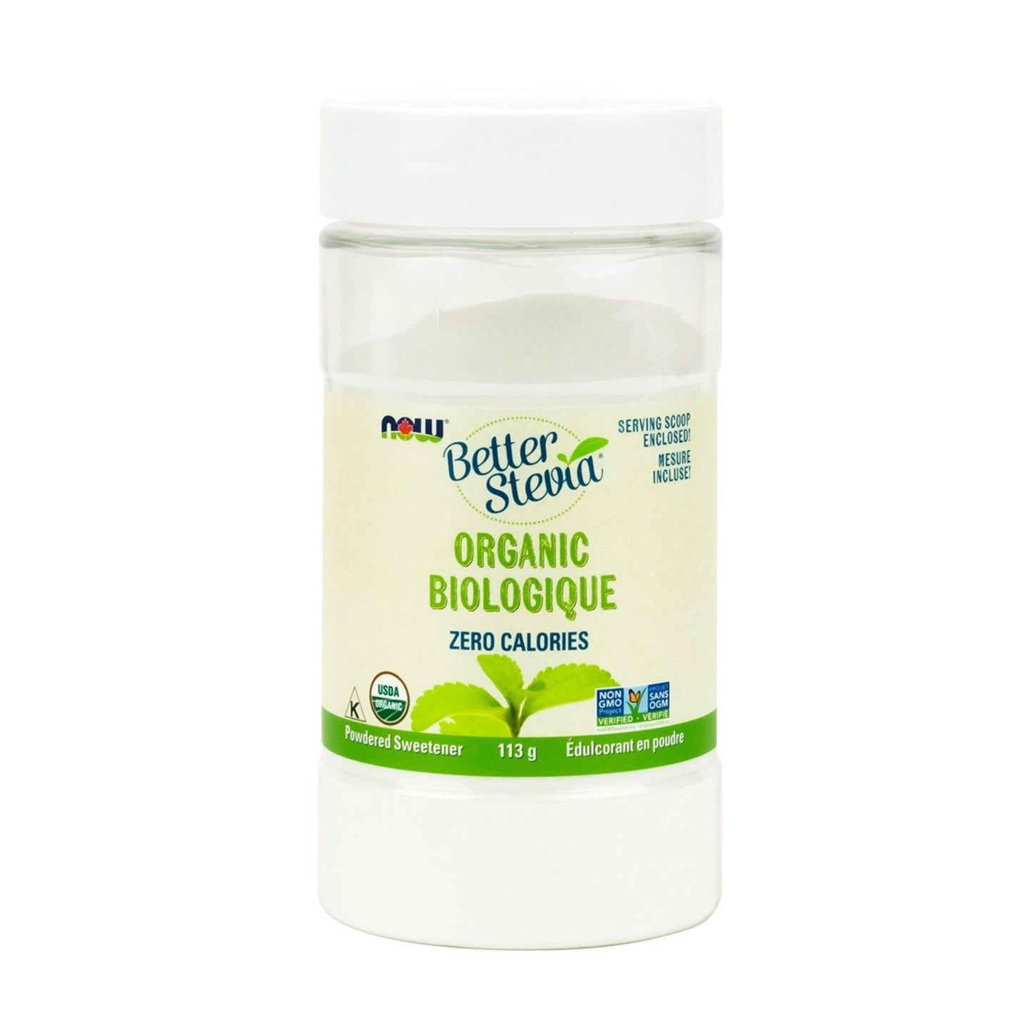 Now Better Stevia Organic Extract Standard 113g