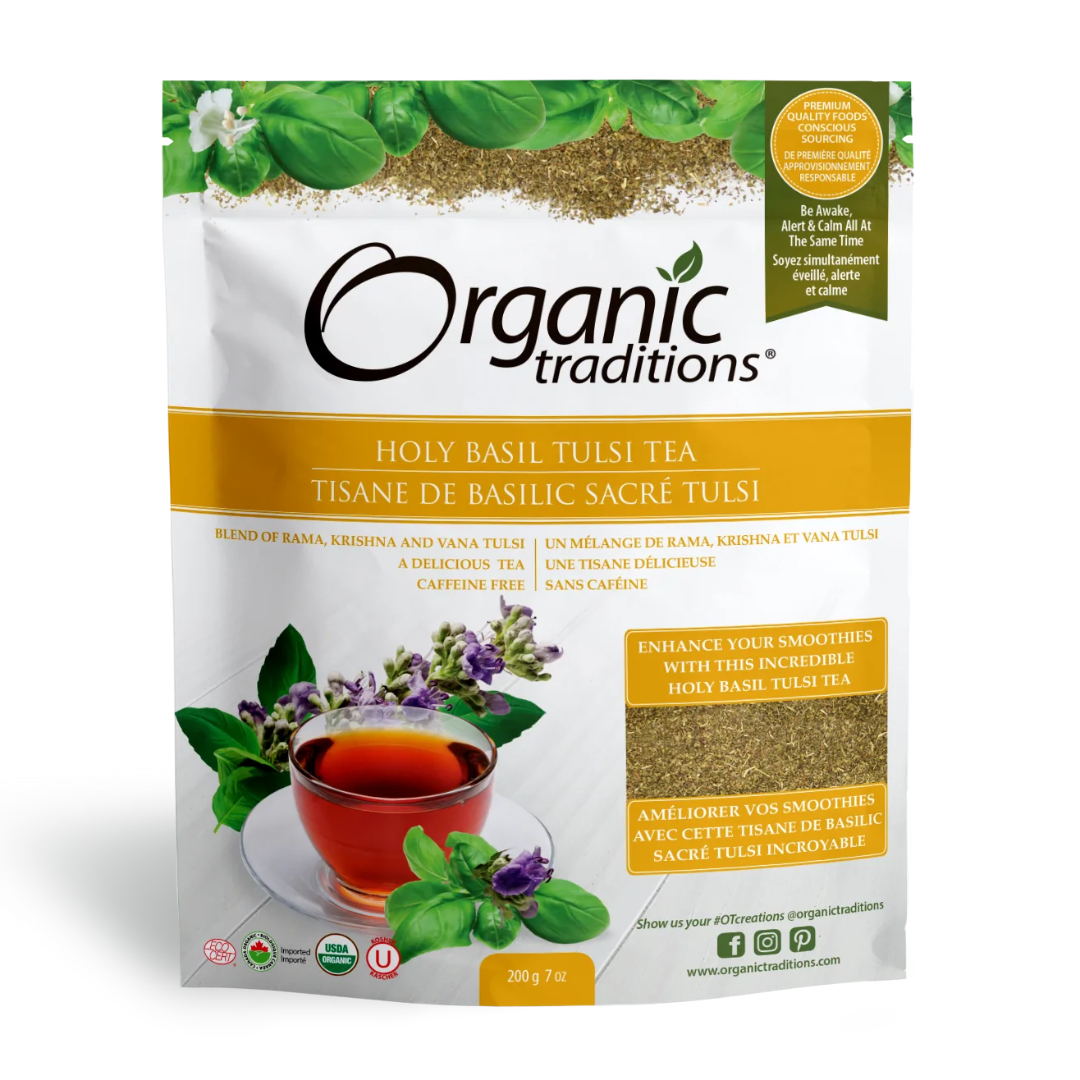 Organic Traditions Holy Basil Tulsi Tea 150g
