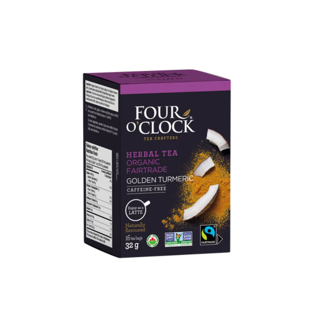 Four O'Clock Golden Turmeric Tea Latte 16 Teabags