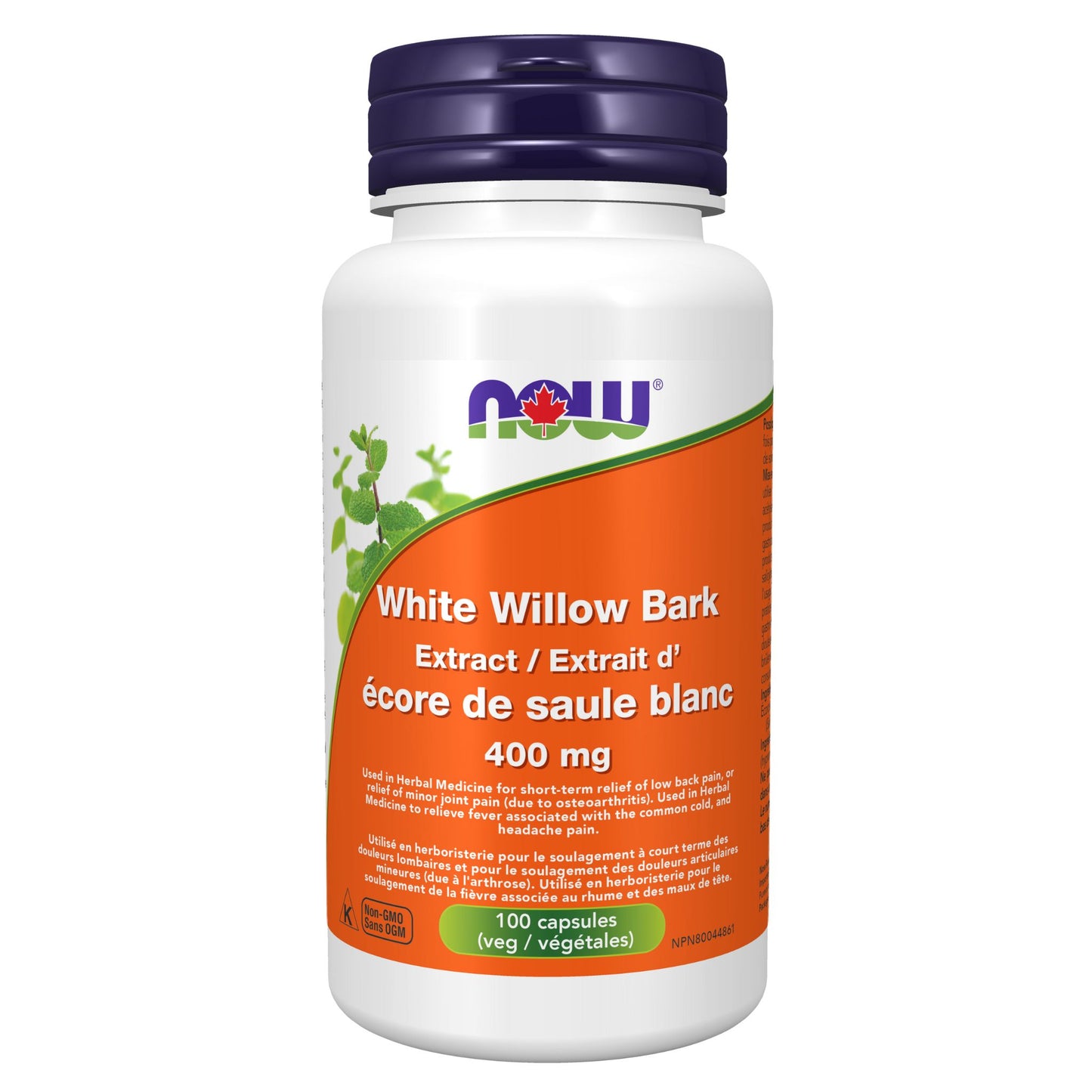 Now Willow Bark 400mg 100 Capsules