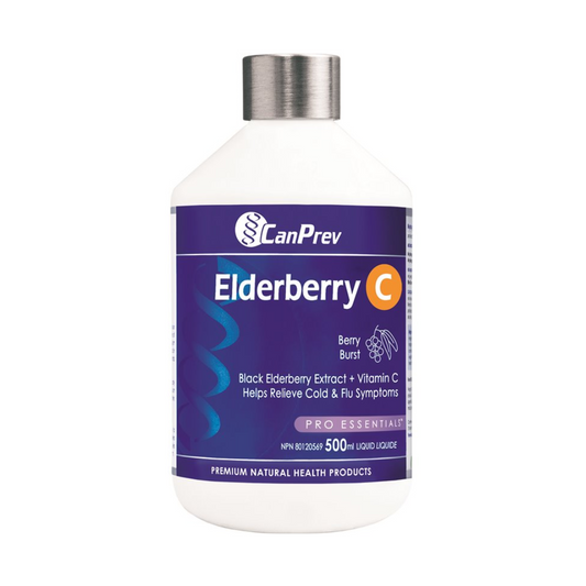 CanPrev Elderberry Vitamin C Liquid 500ml