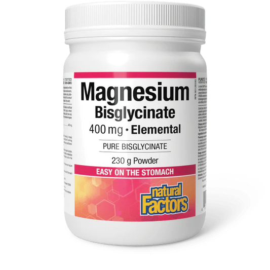 Natural Factors Magnesium Bisglycinate 400mg 230g