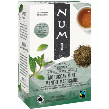 Numi Aged Moroccan Mint Organic 18 Tea Bags