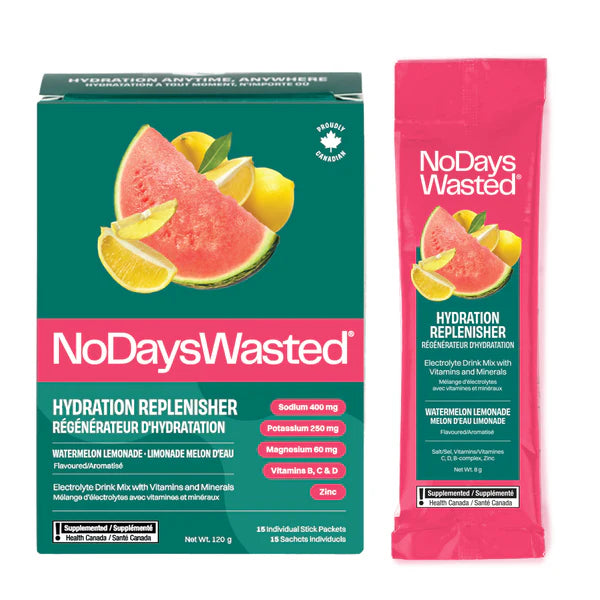 Hydration Replenisher NoDaysWasted Watermelon Lemonade 1pc