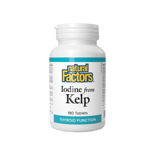 Natural Factors Iodine from Kelp 180 Tabs