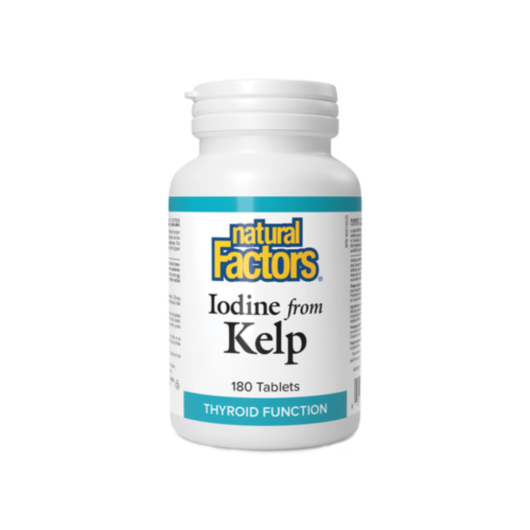 Natural Factors Iodine from Kelp 180 Tabs