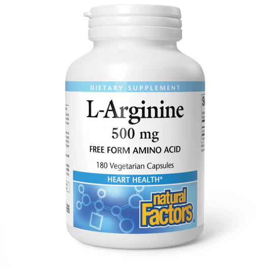 Natural Factors L-Arginine 500mg 90 Capsules