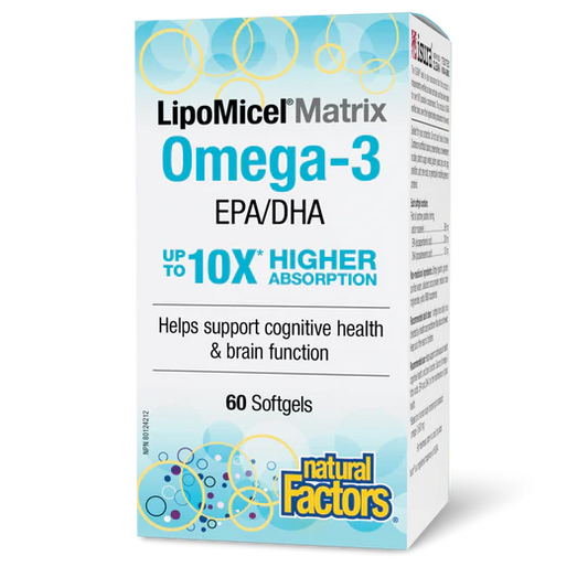 Natural Factors LipoMicel Matrix Omega-3 60 softgels