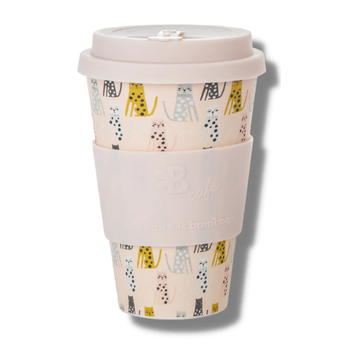 The Future is Bamboo Fiber Cup Feline Fine