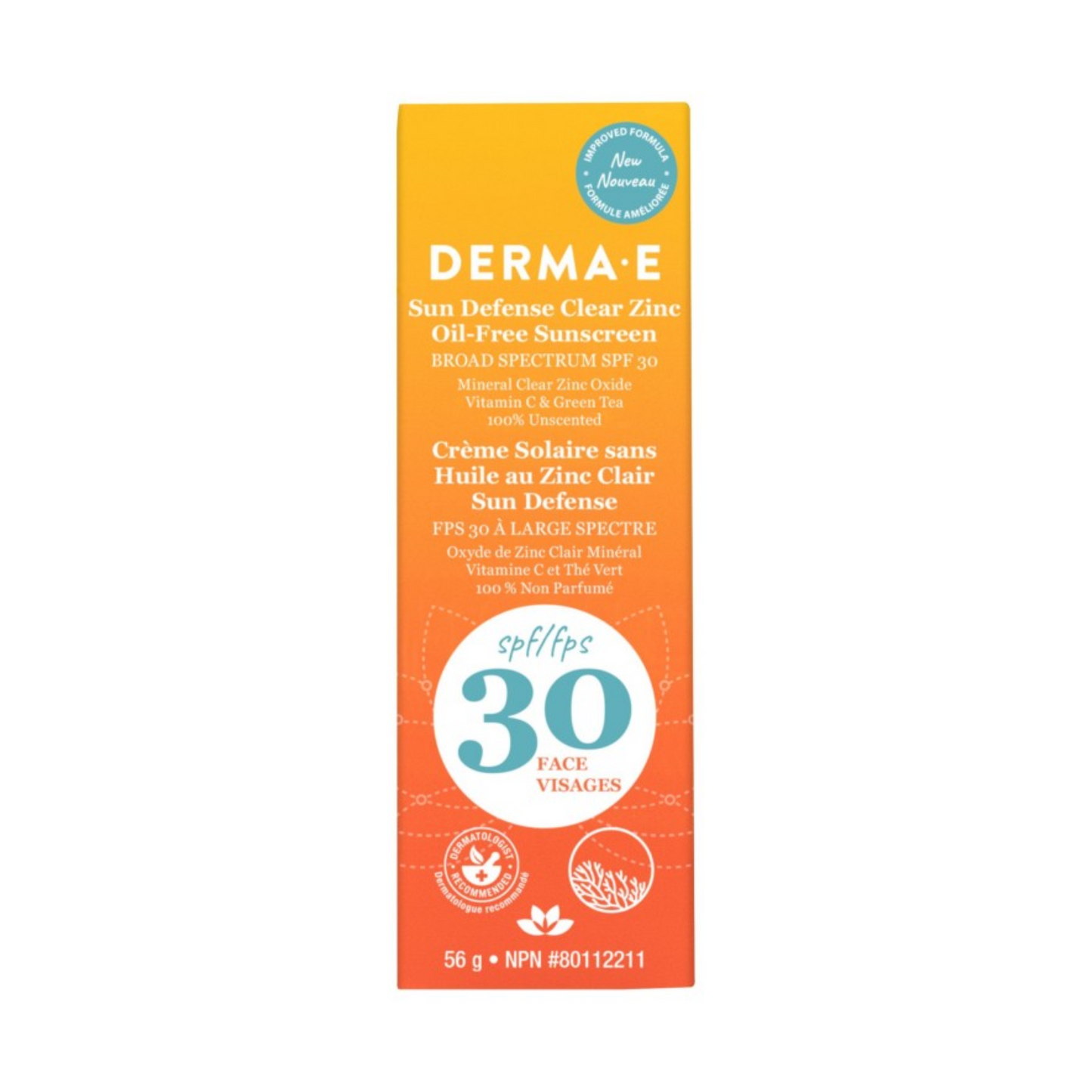 Derma E Mineral Sunscreen SPF 30 Face 56g