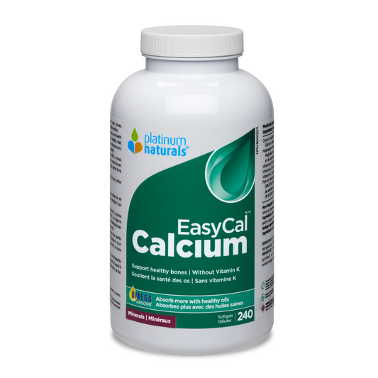 Platinum Naturals EasyCal Calcium 240 Softgels