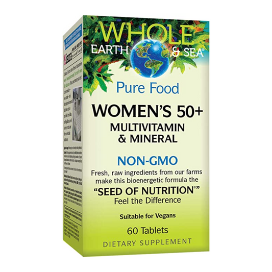 Whole Earth & Sea® Women’s 50+ Multivitamin & Mineral 60 Tablets