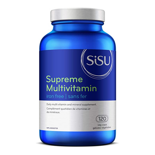 Sisu Supreme Multi Vitamin without Iron 120 Veg Capsules
