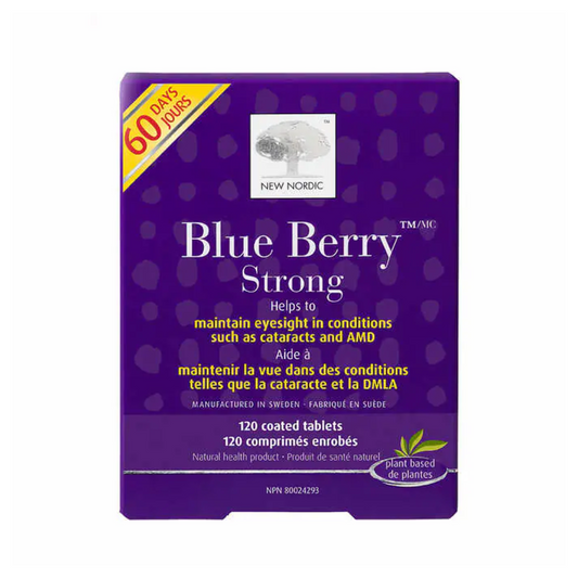 New Nordic Blue Berry Strong 120 Tablets