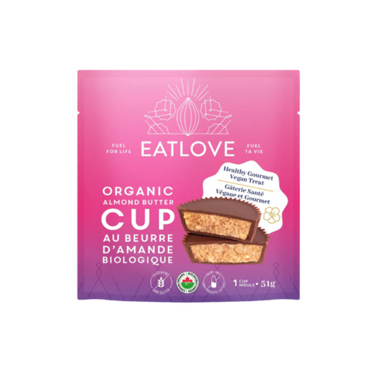 EatLove Almond Butter Cup Organic 51g