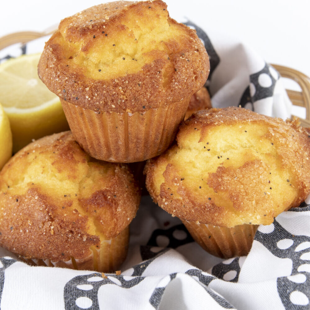 Beat The Wheat Muffins Lemon Poppy Seed 350g (Frozen)