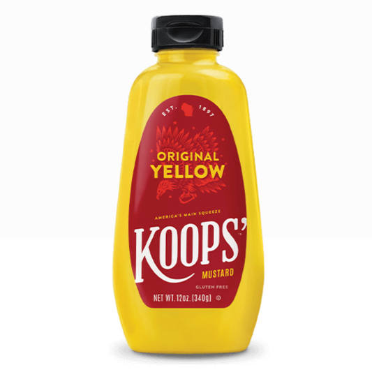 Koop's Organic Yellow Mustard 325ml