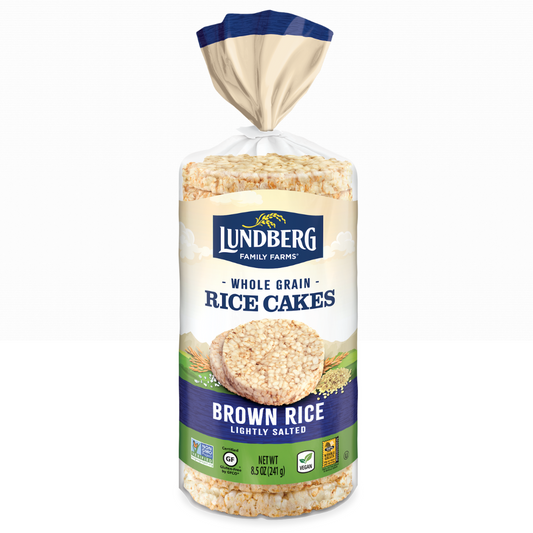 Lundberg Organic Brown Rice Cakes Lightly Salted 241G