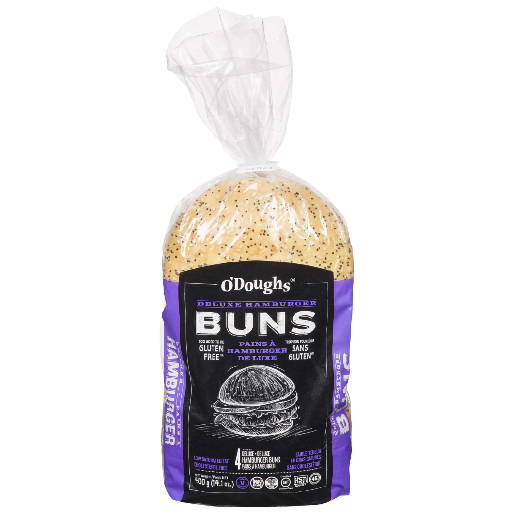 O'Doughs Gluten Free Deluxe Hamburger Buns 400g