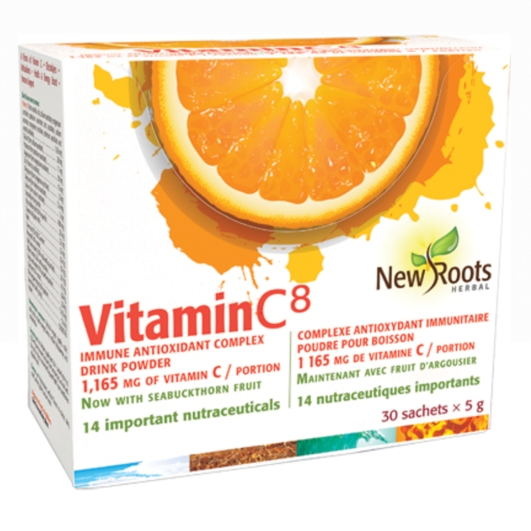 New Roots Vitamin C8 250g 50 Servings