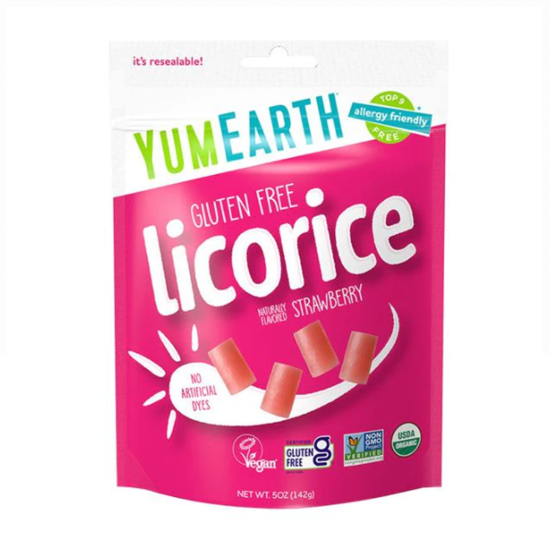 Yum Earth Strawberry Licorice Gluten-Free 142g