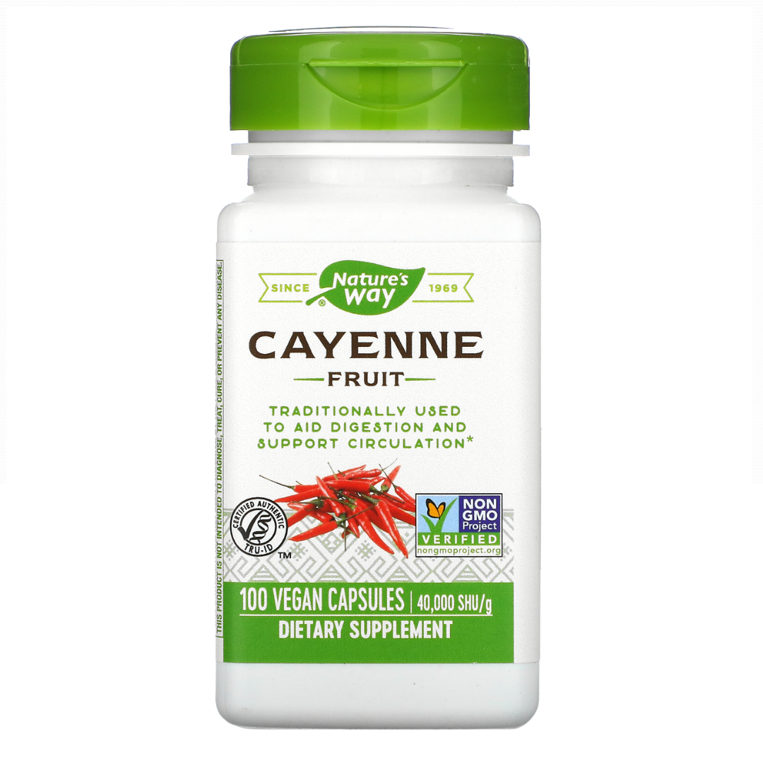 Nature's Way Cayenne 100 Veg Capsules