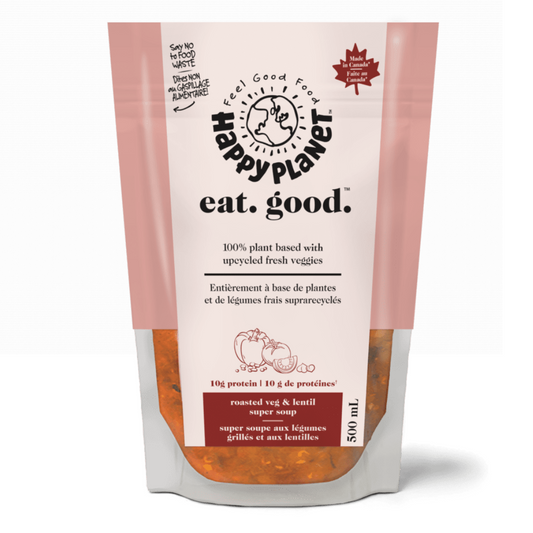 Happy Planet Roasted Veg & Lentil Soup 500ml Refrigerated